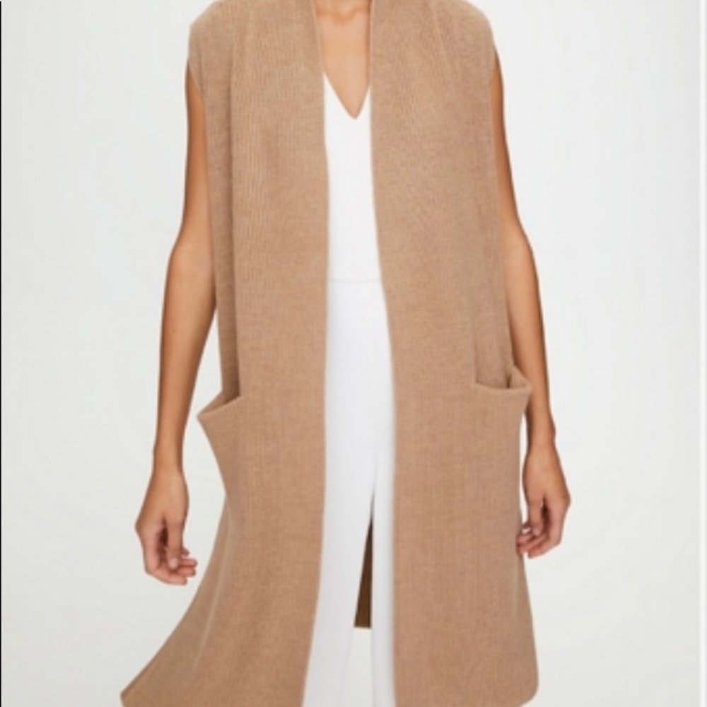 Aritzia Wilfred Olive Cardigan